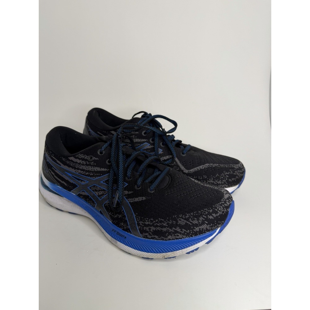 ASICS Gel-Kayano 29 Black Electric Blue Running Shoes Men's, 8.5
